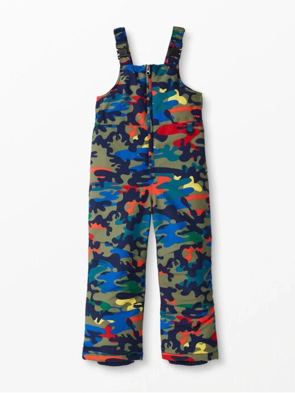 Hanna Andersson Boys‎ Insulated Snow Overalls Multi Camo 3T